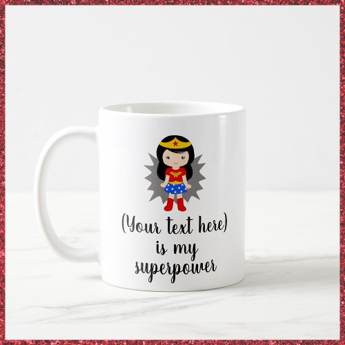 Cute  Hero Superpower Coffee Mug