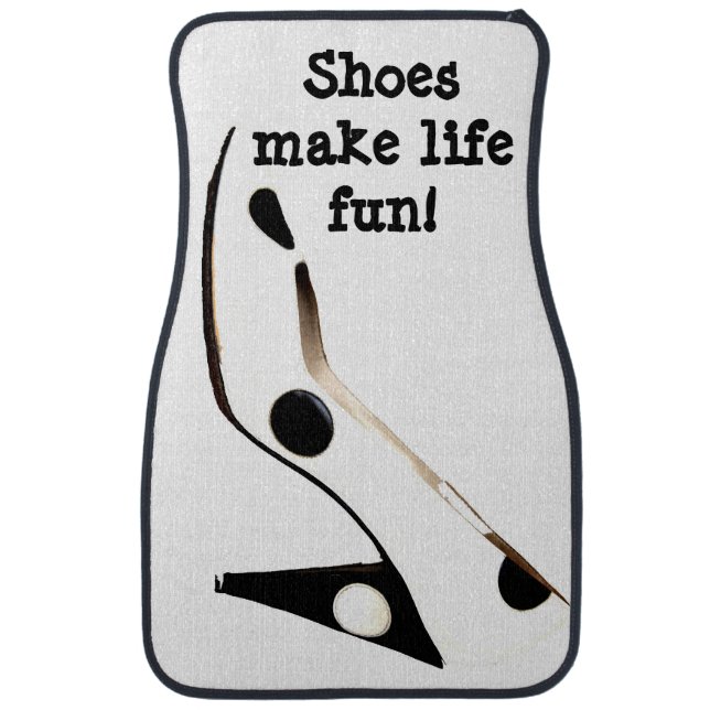 Cute High Heel Shoes Car Mat (Front)
