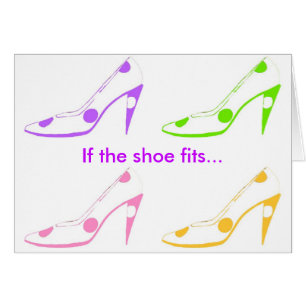 Cute High Heel Shoes Cards