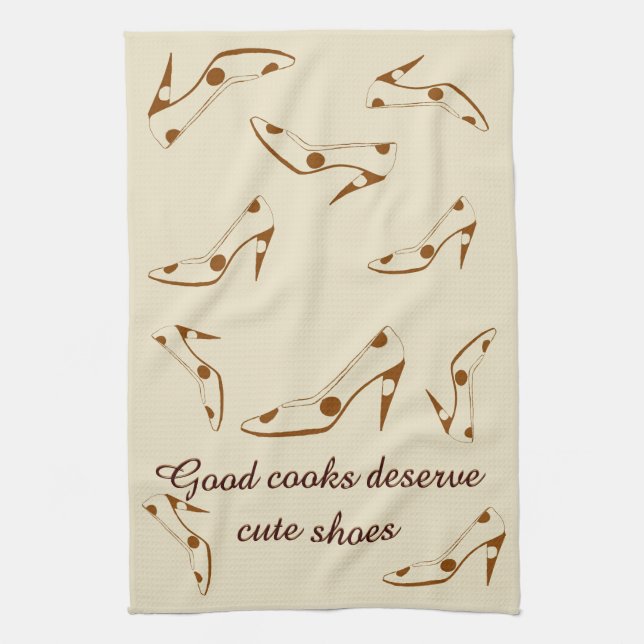 Cute High Heel Shoes Towel (Vertical)