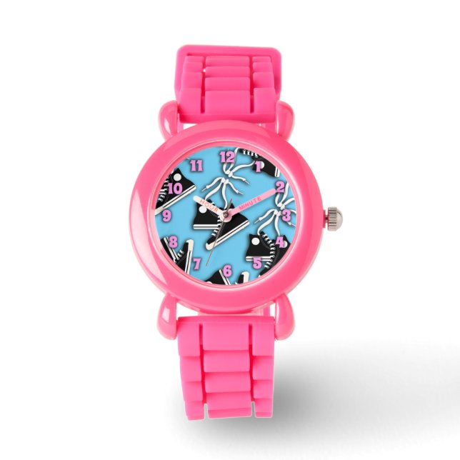 Cute High Tops Pattern Watch (Front)