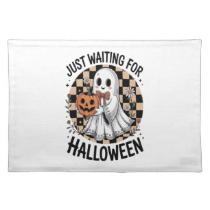 Cute Highland Cow Halloween (2) Cloth Placemat