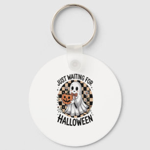 Cute Highland Cow Halloween (2) Keychain