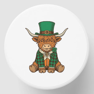 Cute Highland Cow Irish Clover Vintage Shirt Desig Mini Candle Favors