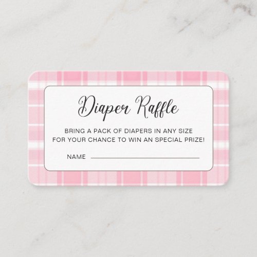 Cute Highland Cow Pink Baby Shower Enclosure Card 