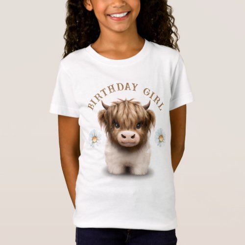 Cute Highlands Scottish Cow T_Shirt