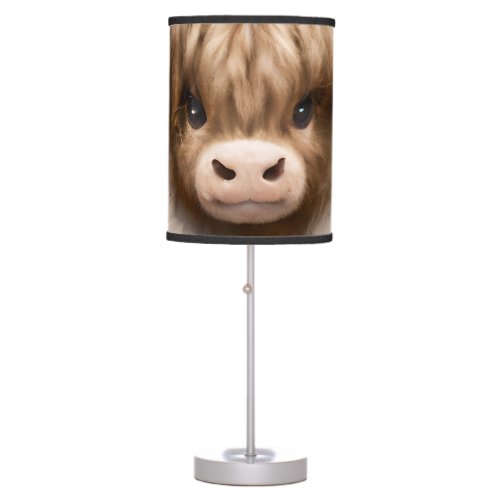 Cute Highlands Scottish Cow Table Lamp