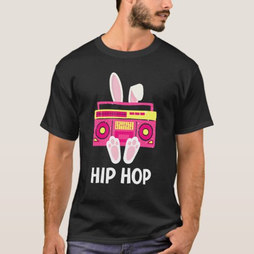 Cute Hip Hop Easter Bunny Rabbit Ears Feet Paws Ra T_Shirt