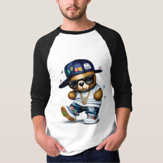 Cute hip hop teddy bear T-Shirt