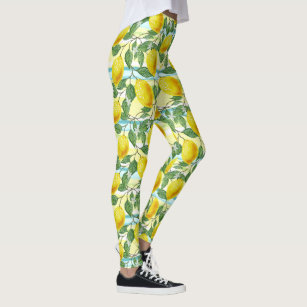 blue lemon leggings