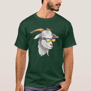Cute Hippie Goat Head Design Greatest Of All Time  T-Shirt