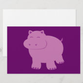 Cute Hippo (Front/Back)