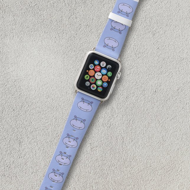 Cute Hippo Apple Watch Band (Cute Hippo Apple Watch Band)