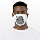 Cute. Hippo Face Mask (Worn)