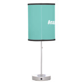 Cute hippo jumping cartoon illustration table lamp (Back)