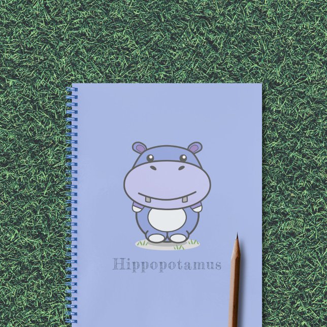 Cute Hippo Notebook  (Cute Hippo Notebook )