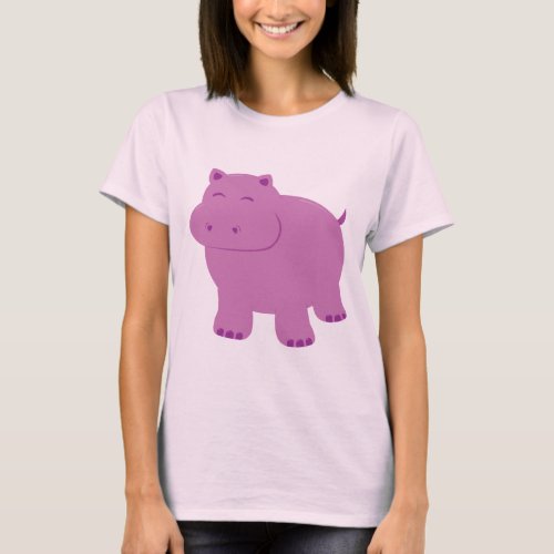Cute Hippo T_Shirt