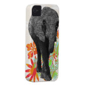 Cute Hippy Elephant Case-Mate iPhone Case (Back/Right)