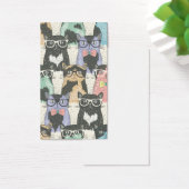 Cute Hipster Cats Pattern (Desk)