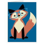 Cute Hipster Glasses Fox (Front)