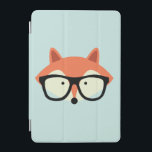 Cute Hipster Red Fox iPad Mini Cover<br><div class="desc">Adorable illustration of a cute red fox wearing a pair of over sized glasses.</div>