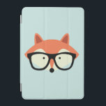 Cute Hipster Red Fox iPad Mini Cover<br><div class="desc">Adorable illustration of a cute red fox wearing a pair of over sized glasses.</div>
