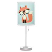 Cute Hipster Red Fox Table Lamp (Left)
