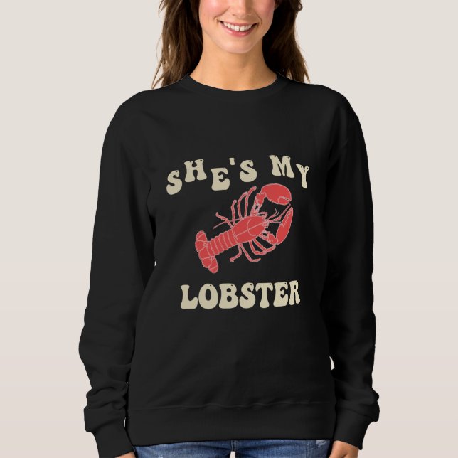 Cute His & Hers Lobster Couple Matching Shirt for  (Front)