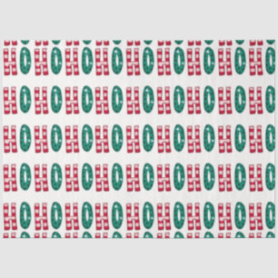 Cute Ho Ho Ho Colorful Christmas Tissue Paper
