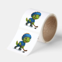 Cute Hockey Dinosaur – Sporty Dinos Sticker