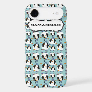 Cute Hockey Penguin Pattern Choose Color iPhone 17 Air Case