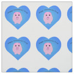 Cute Hoggy Valentine's Day Fabric