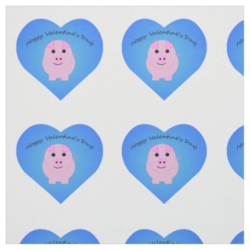 Cute Hoggy Valentine's Day Fabric