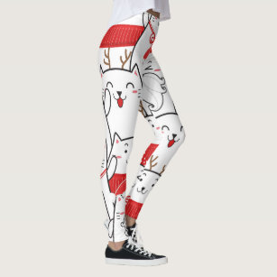 Santa Cat Leggings