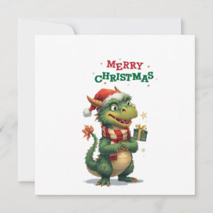 Cute Holiday Dragon Pal Card
