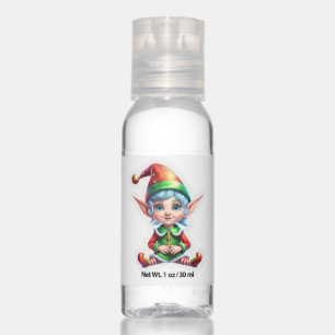 Cute Holiday Elf Hand Sanitizer