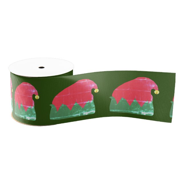 Cute Holiday Hat Grosgrain Ribbon (Spool)