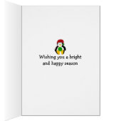 Cute Holiday Penguin Cards (Inside (Right))