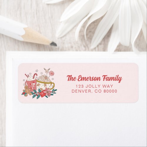 Cute Holiday Return Address Label