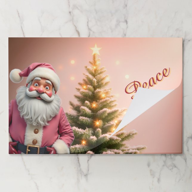 Cute Holiday Themed Table Decor Paper Pad (Folded)