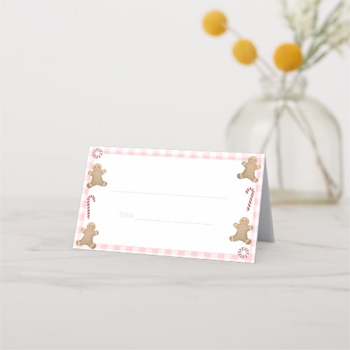 Cute Holidays Christmas Cookie Swap Buffet Food Pl Place Card