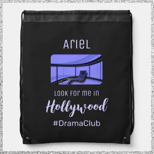 Cute Hollywood Rising Star Drawstring Bag