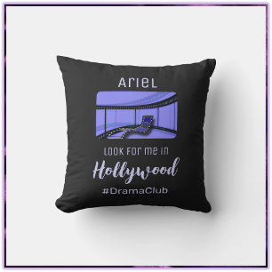 Cute Hollywood Rising Star Throw Pillow