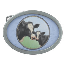 jersey cow belt buckle