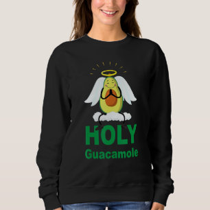 Cute Holy Guacamole Avocado Angel Sweatshirt
