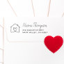Cute Home Modern Name & Surname Return Address Self-inking Stamp