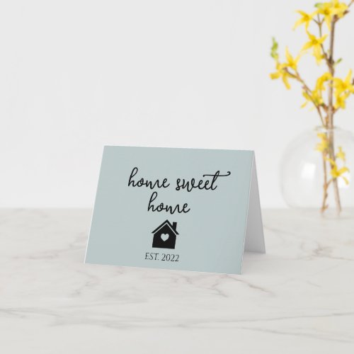 Cute Home Sweet Home House  Card