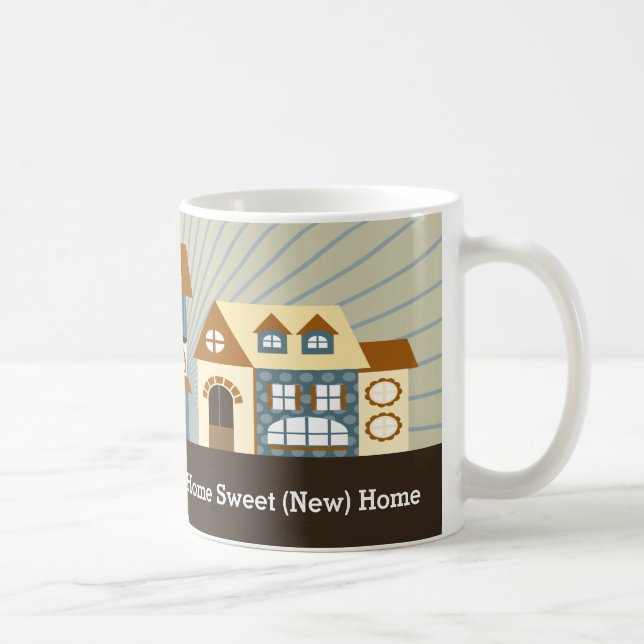 Cute Home Sweet (New) Home Housewarming Mug (Right)
