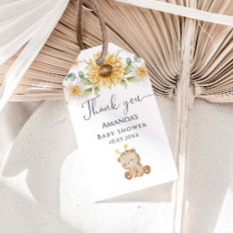 Cute Honey Bear Baby Shower Thank You  Gift Tags