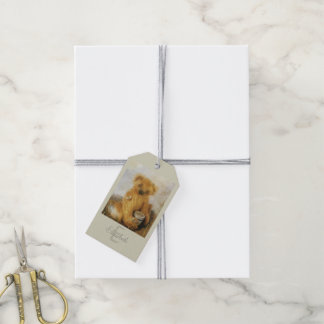 Cute Honey Bear Teddy - Handmade Sewing Gift Tags